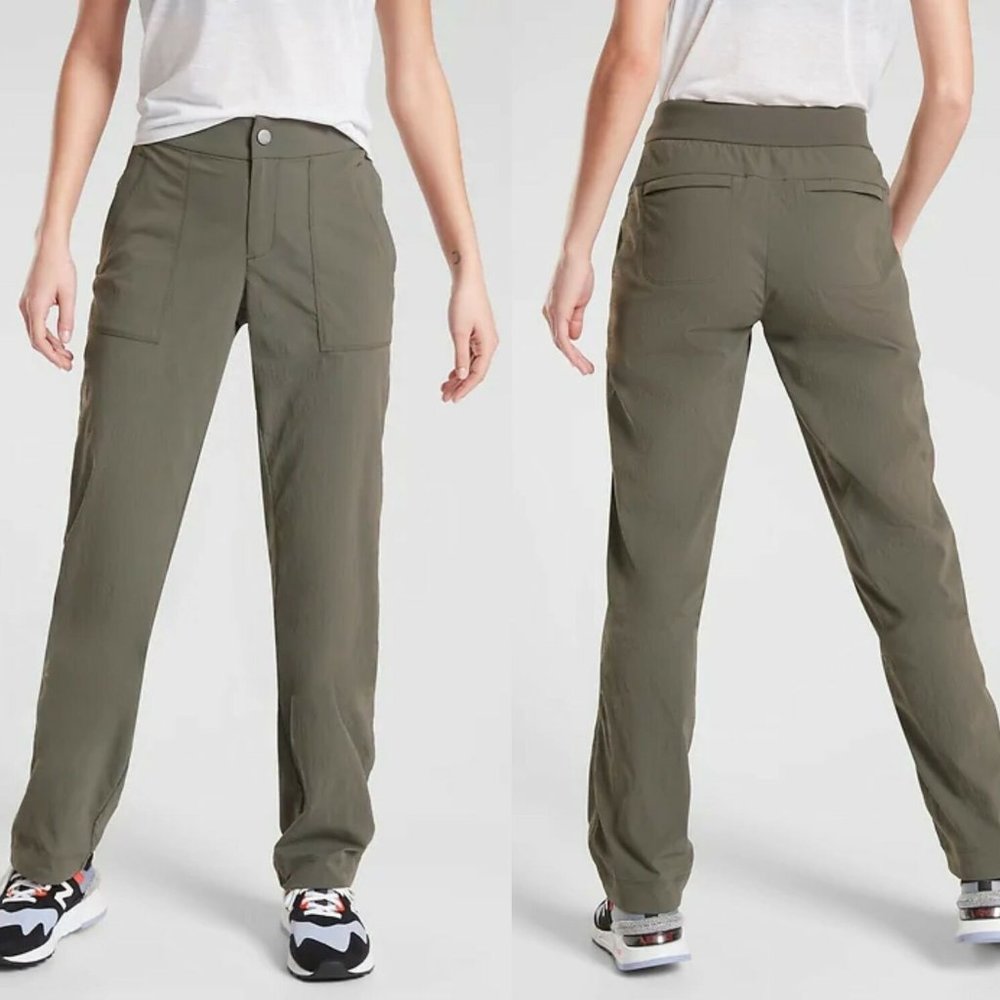 Athleta Trekkie Hike Pant Women's Size 12P HW7954 - Picture 1 of 8